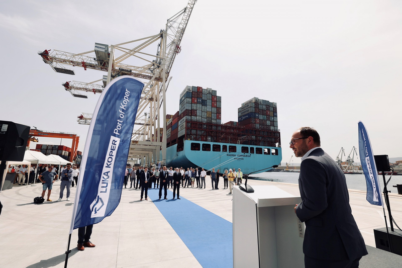 Port of Koper extended the quayside of the container terminal