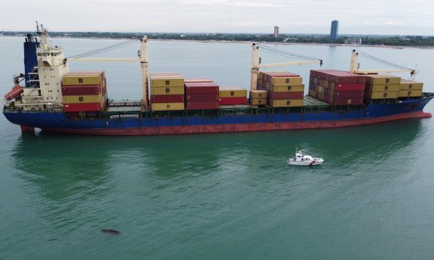 Fermato a Venezia un feeder in arrivo a Trieste