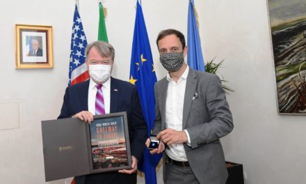 American Consul visiting the Port of Trieste