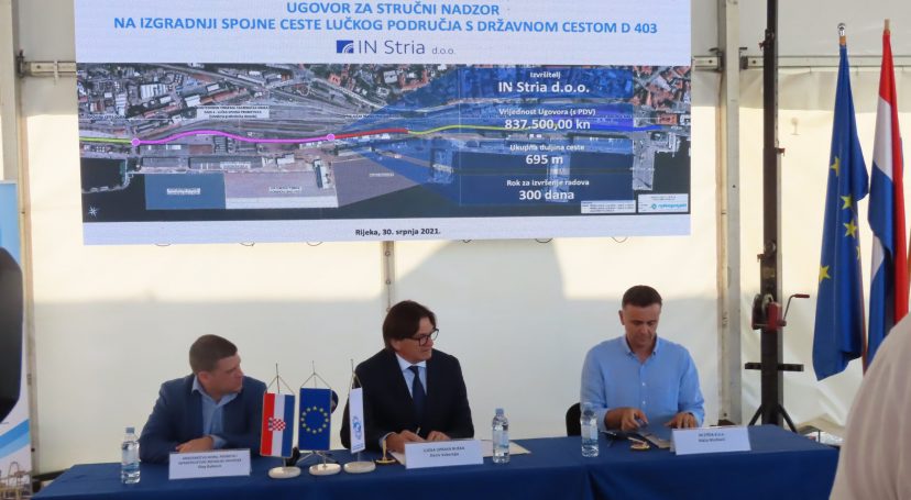 Porto di Fiume, Authority firma i contratti per nuovo collegamento stradale