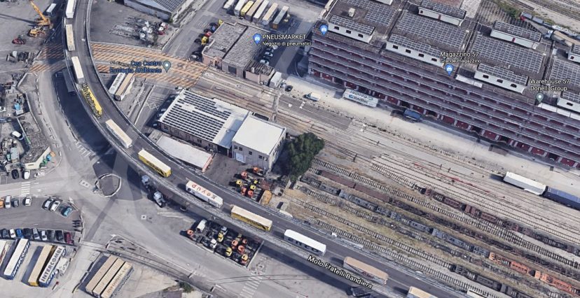 The Port of Trieste demolishes warehouses to make room for trains