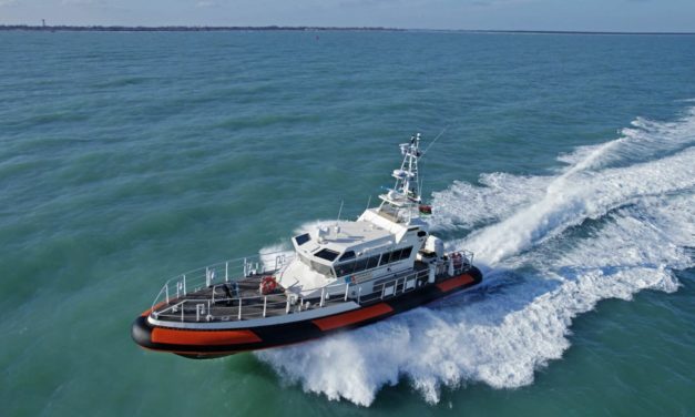 Cantiere Navale Vittoria consegna motovedetta alla Libia