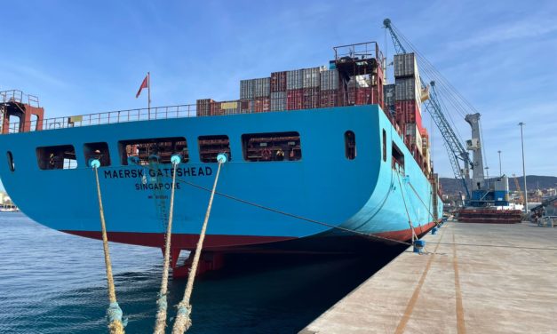 Porto di Trieste, nave da record oggi alla Piattaforma logistica