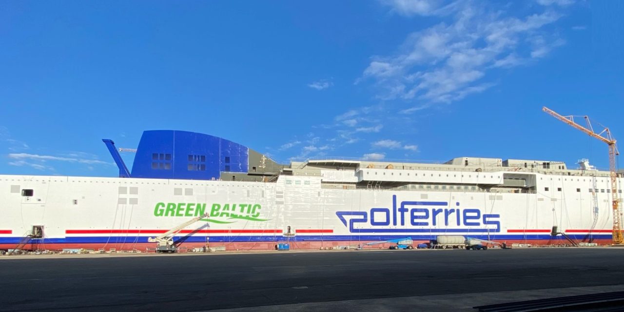 Al Cantiere Visentini le sovrastrutture per il traghetto Polferries<h2 class='anw-subtitle'>A dicembre era stato completato lo scafo dell'unità da 216 metri, gemella di A Galeotta, da poco consegnata a Corsica Linea</h2>