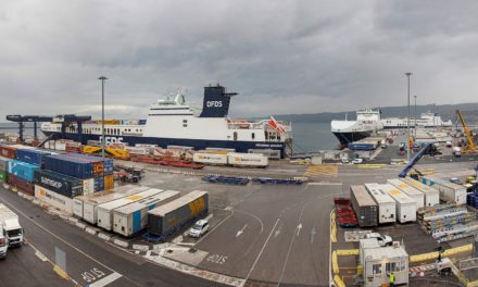 Spesso in servizio a Trieste la nave “liberata” dalla Marina<h2 class='anw-subtitle'>La Galata Seaways è un Ro-Ro del Gruppo DFDS che a Trieste gestisce le rotte dell'Autostrada del mare con la Turchia</h2>