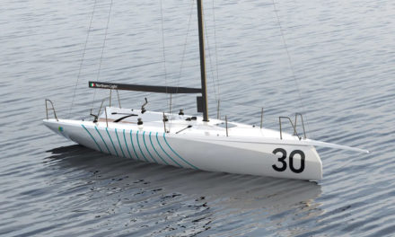 Varata la prima barca a vela interamente riciclabile al mondo<h2 class='anw-subtitle'>La Northern Light Composites di Monfalcone ha messo in acqua a Genova il suo Ecoracer One Design 30</h2>