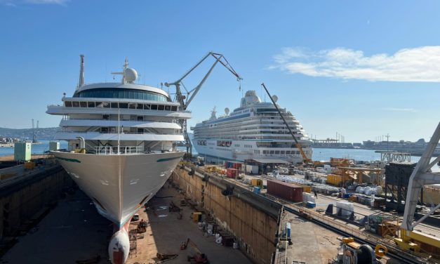 Arsenale triestino, Fincantieri consegna la prima Crystal