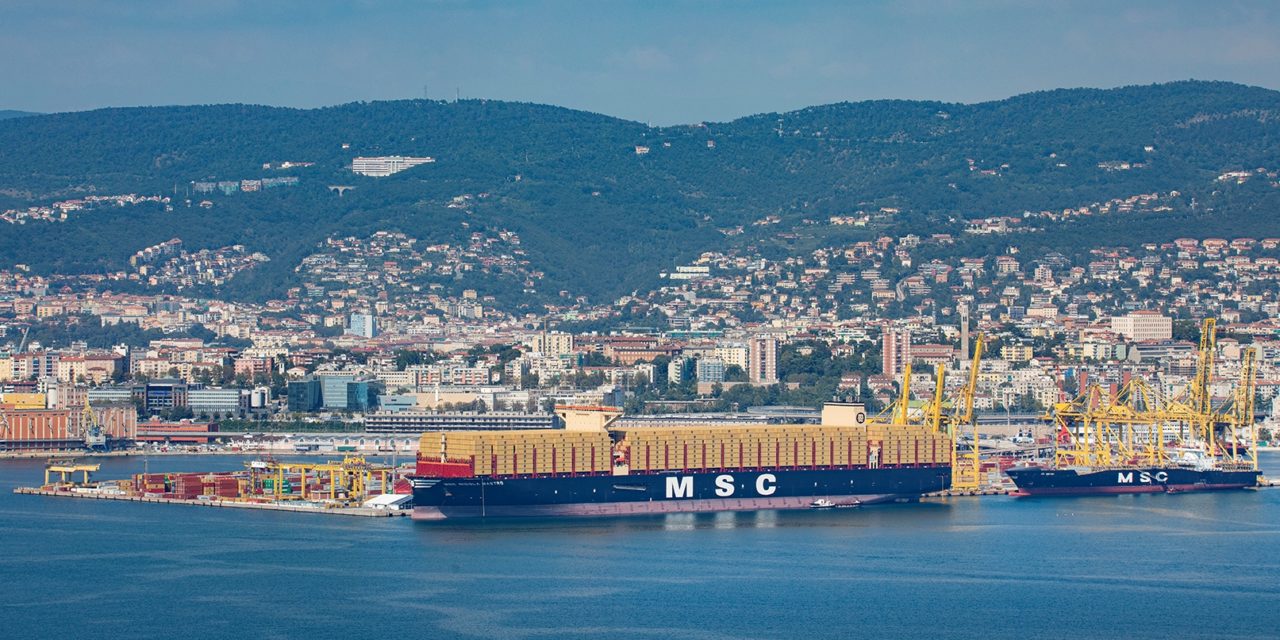 Al Molo VII la nave più grande mai entrata nel porto di Trieste<h2 class='anw-subtitle'>La “Nicola Mastro” di MSC è ormeggiata da stamattina al terminal container: lunedì un evento per festeggiarla</h2>