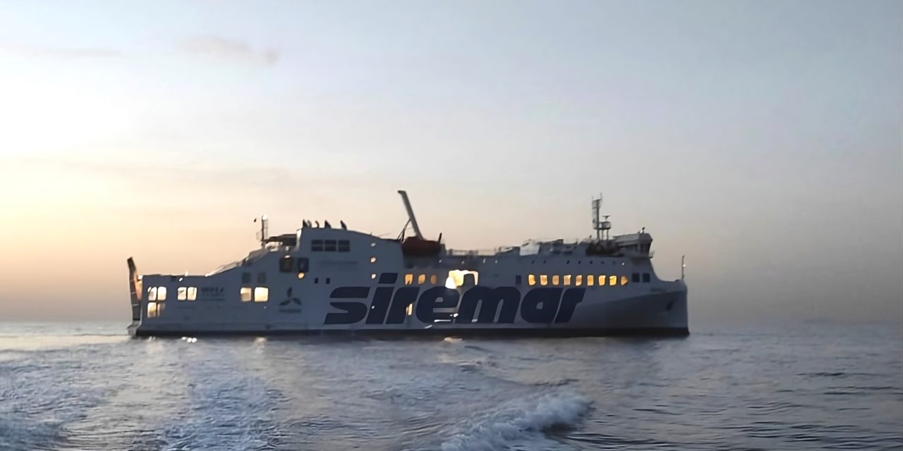 Prove in mare per il traghetto “compact” progettato a Trieste<h2 class='anw-subtitle'>L'unità disegnata dallo studio Naos per Siremar è un dual fuel costruito in Turchia e battezzato Nerea</h2>