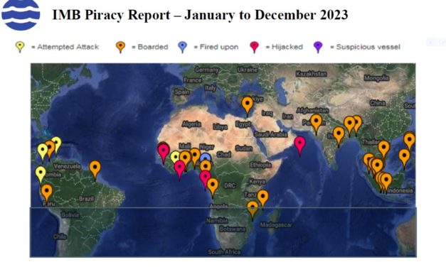 Pirateria in aumento nel 2023
