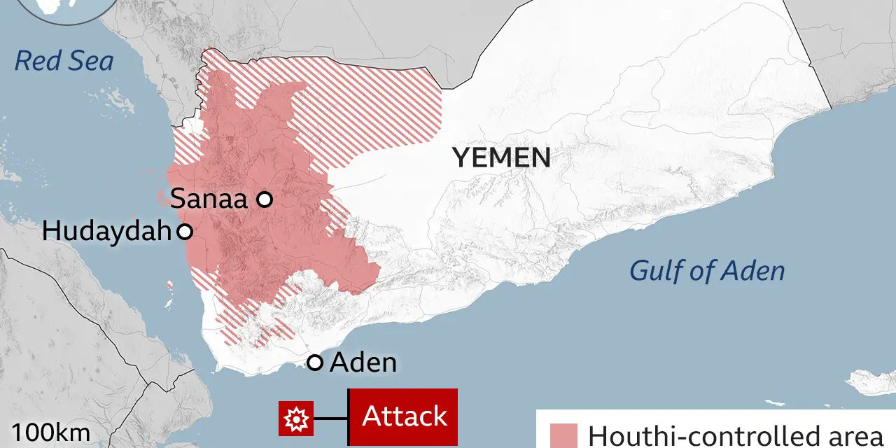 Primi morti per attacchi Houthi: due marittimi uccisi nel golfo di Aden<h2 class='anw-subtitle'>La nave portrinfuse di un armatore greco era diretta al porto di Jedda in Arabia Saudita</h2>