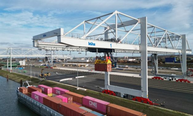 Movimentati i primi container al nuovo terminal di Duisburg