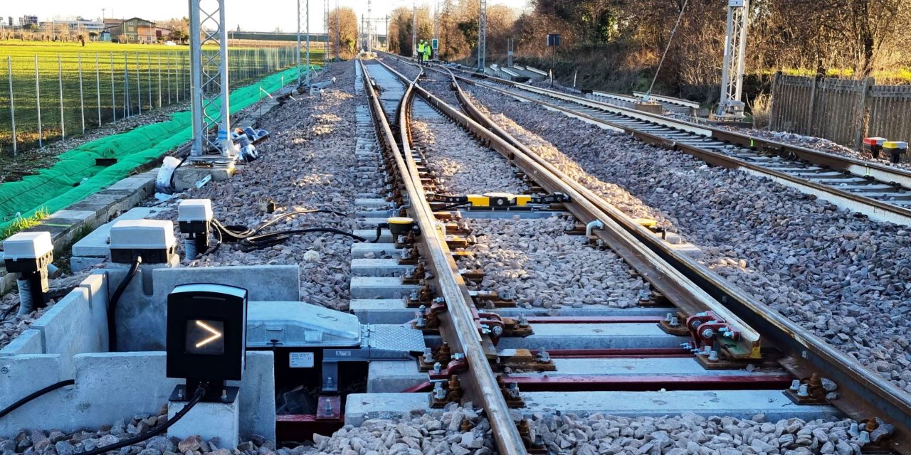 Binari da 750 metri alla stazione di Palmanova (Udine)<h2 class='anw-subtitle'>Rfi adegua i binari allo standard europeo per la gestione dei treni merci provenienti o diretti al porto di Trieste</h2>