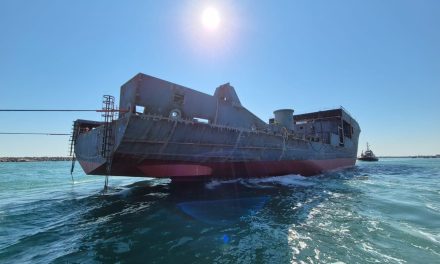 Varo in laguna a Venezia per la nave di T. Mariotti<h2 class='anw-subtitle'>L'unità destinata alla Marina militare è già in viaggio verso Genova</h2>