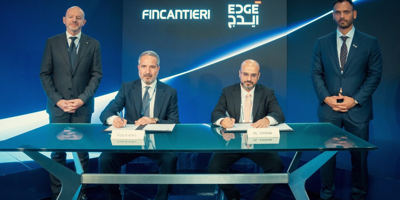 Fincantieri e Gruppo EDGE: insieme per la subacquea<h2 class='anw-subtitle'>La Joint Venture Maestral sarà incaricata della progettazione, dello sviluppo e della costruzione dei sistemi</h2>