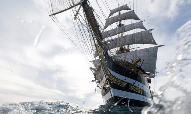 L’Amerigo Vespucci torna a Trieste