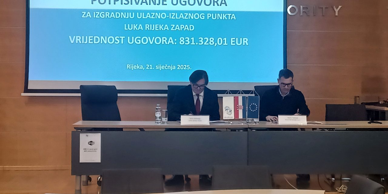 Porto di Fiume, nuovo ingresso stradale per il futuro terminal container<h2 class='anw-subtitle'>L'Autorità portuale croata ha firmato l'appalto dei lavori con un'impresa slovena</h2>