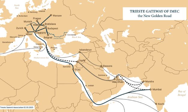 Trieste at the centre of new routes between Europe, the Middle East and India<h2 class='anw-subtitle'>Two days of meetings on connectivity and transport geopolitics with minister Tajani and a focus on IMEC</h2>