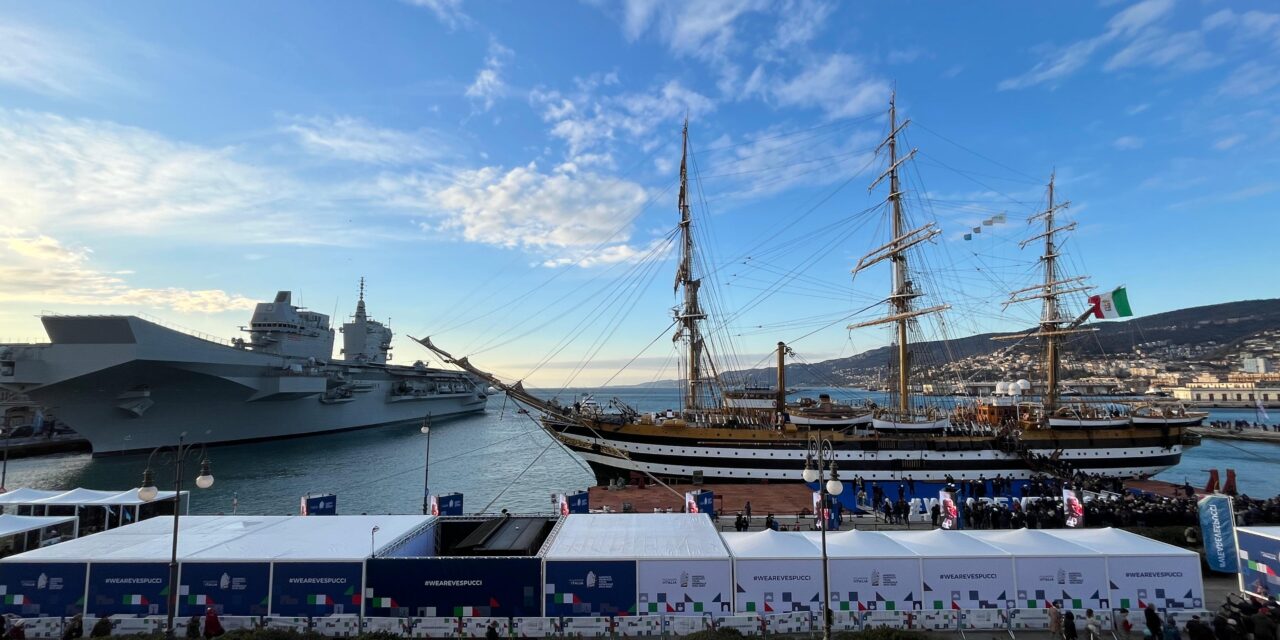Vespucci a Trieste: al via “Tour Mediterraneo”<h2 class='anw-subtitle'>La nave scuola della Marina militare ha concluso i 20 mesi di navigazione attorno al mondo</h2>