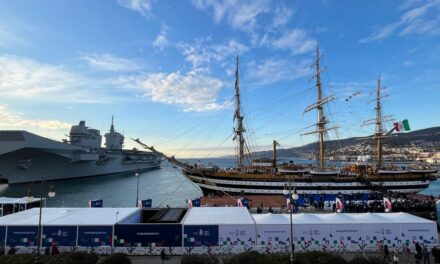 Vespucci a Trieste: al via “Tour Mediterraneo”<h2 class='anw-subtitle'>La nave scuola della Marina militare ha concluso i 20 mesi di navigazione attorno al mondo</h2>