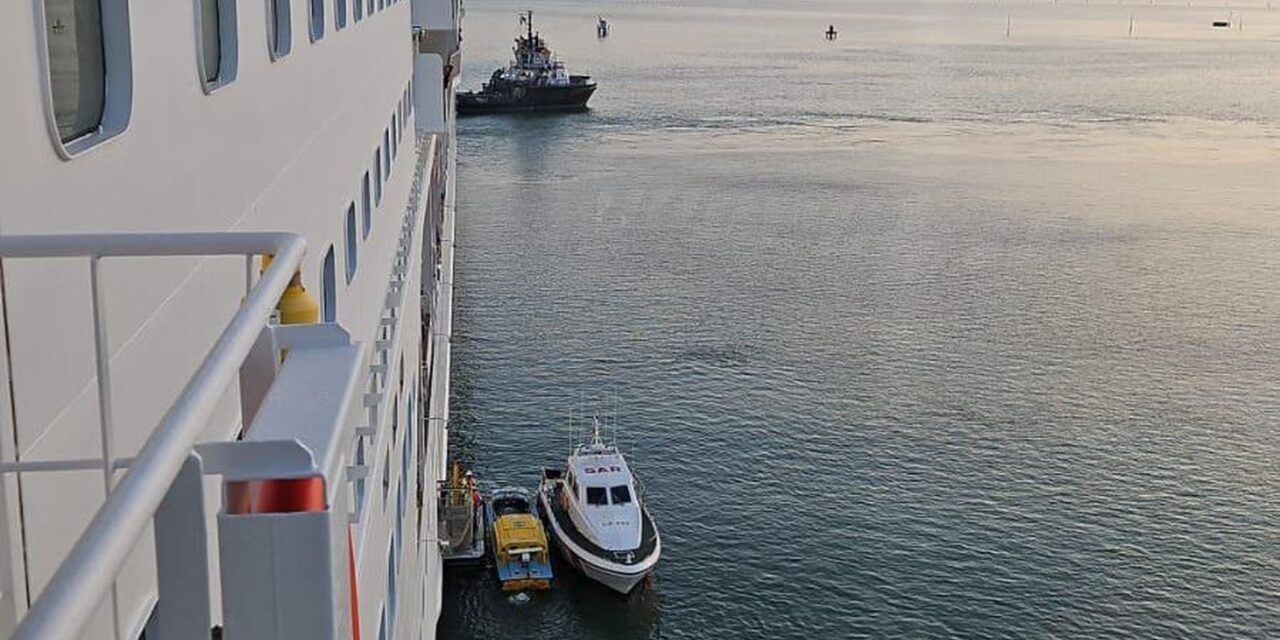 Medical emergency response yesterday in Venice<h2 class='anw-subtitle'>Coast guard intervenes on MSC Opera as the ship departs the port</h2>