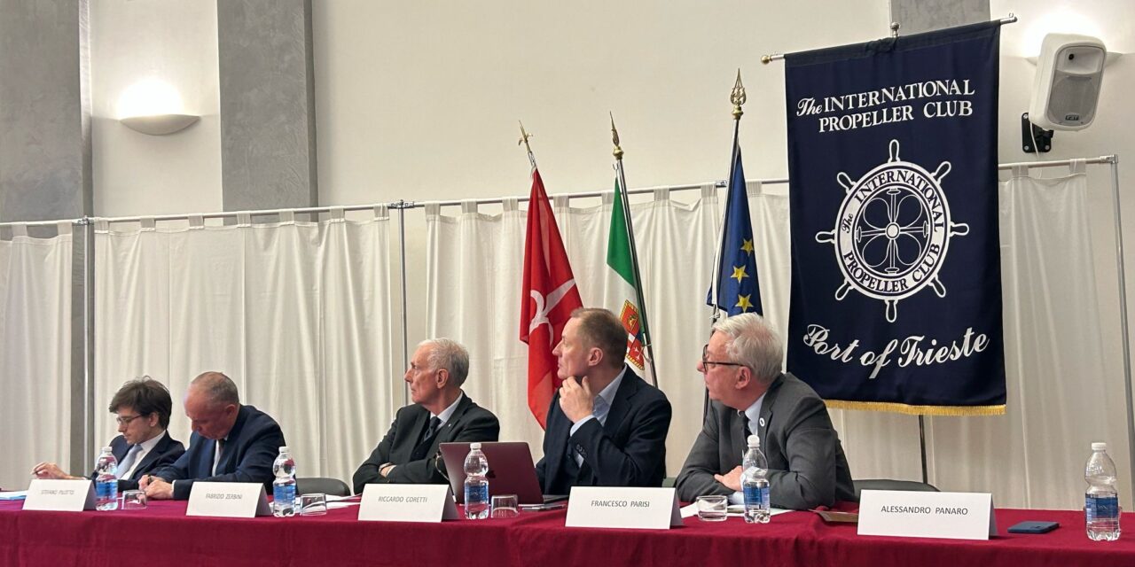 Imec corridor, a challenge for the Port of Trieste<h2 class='anw-subtitle'>Meeting at the Propeller Club to analyze the advantages and challenges of the proposed new trade route with India</h2>