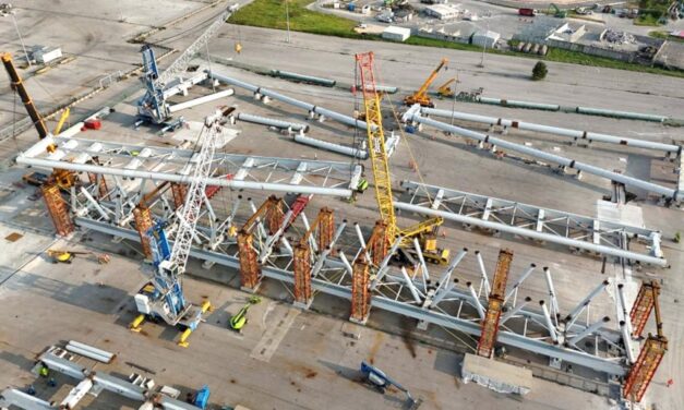 Partito a Chioggia il cantiere per due maxi gru Goliath da 800 tonnellate