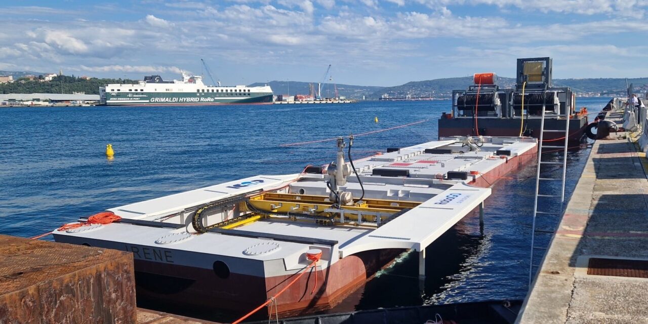 Con RoboGO Trieste esporta tecnologia per infrastrutture portuali<h2 class='anw-subtitle'>Presentata ieri la macchina robotizzata progettata da Impresa Taverna (Gruppo Icop) e promossa dall'Authority</h2>