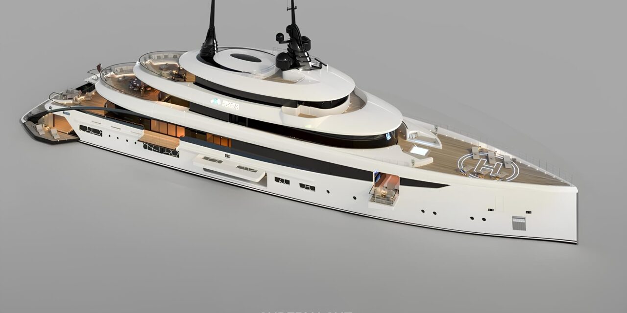 Superyacht di Meccano Engineering nel programma Blue Wake<h2 class='anw-subtitle'>Il progetto dello studio con sede a Trieste, con tecnologia ibrida e-fuel, è stato selezionato dal Monaco Yacht Show</h2>