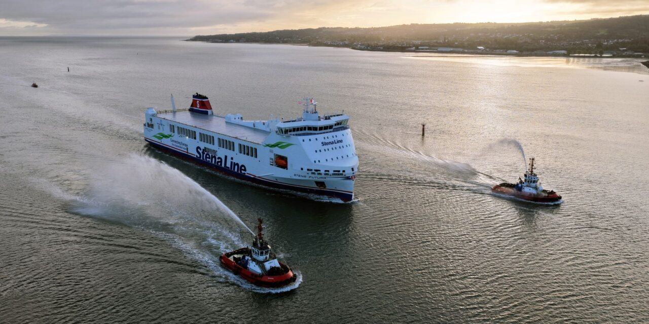 Stena Futura, progettata a Trieste, in porto a Belfast<h2 class='anw-subtitle'>La nave Ro-Ro entrerà in servizio il 22 settembre. Nel 2026 pronta la gemella, sempre da un'idea di Naos Design</h2>