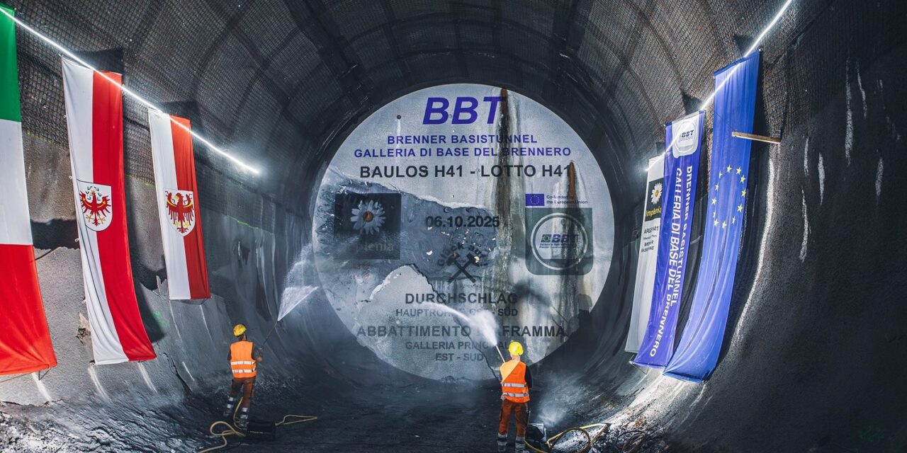 Tunnel del Brennero, completata un’altra galleria<h2 class='anw-subtitle'>La TBM "Lilia" abbatte l'ultimo diaframma dello scavo sulla linea est del lotto H41 Gola del Sill-Pfons</h2>