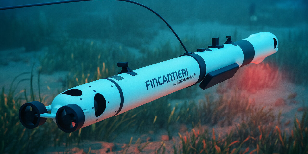 Fincantieri lancia primo sistema di droni subacquei<h2 class='anw-subtitle'>Deep (Dynamic Ecosystem for Enhanced Performance) per controllo e protezione di infrastrutture sottomarine</h2>