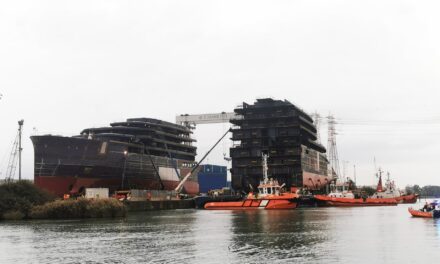 San Giorgio di Nogaro, in mare primo troncone nave Aman at Sea<h2 class='anw-subtitle'>La nuova costruzione di cantiere T. Mariotti verrà assemblata a Genova</h2>