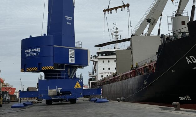 FHP Venice switches on the port’s first hybrid crane