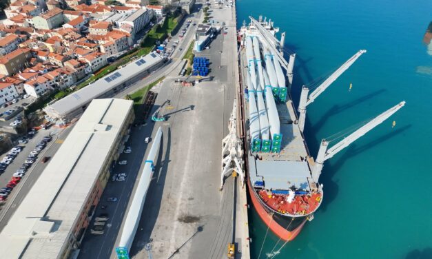 Energy and project cargo: major shipment at the port of Koper<h2 class='anw-subtitle'>For the Slovenian port, the first major shipment of wind farm components destined for the central European market</h2>