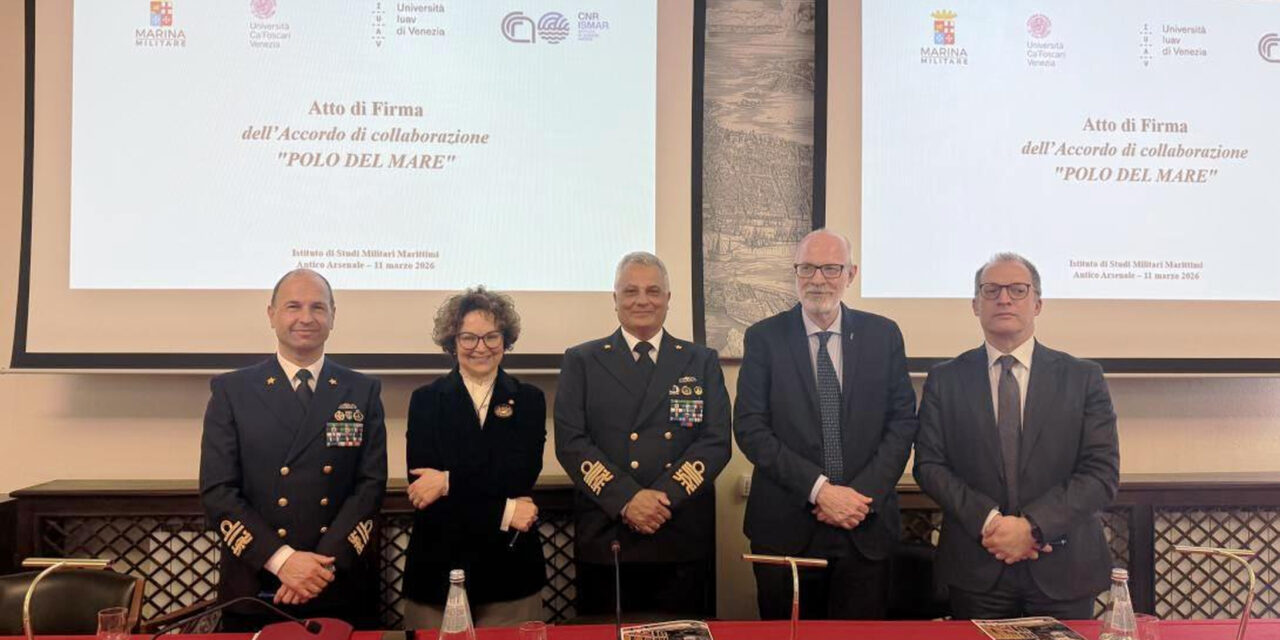 Venezia, formazione e ricerca: nasce “Polo del mare”<h2 class='anw-subtitle'>Centro multidisciplinare con Marina militare, Ca’ Foscari, Iuav e Cnr su blue economy, sicurezza e tutela ambiente</h2>