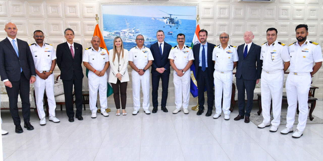 Fincantieri explores possible collaboration with Indian Coast Guard<h2 class='anw-subtitle'>Italian delegation received in New Delhi to discuss technological innovation, anti-drone systems and green propulsion</h2>