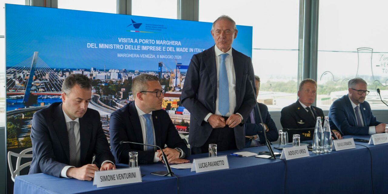 Minister Urso in Venice: «EU must act on strategic supply chains»<h2 class='anw-subtitle'>Visit to Porto Marghera, candidate alongside Trieste and Ravenna as a European hub for rare earths and critical raw materials</h2>