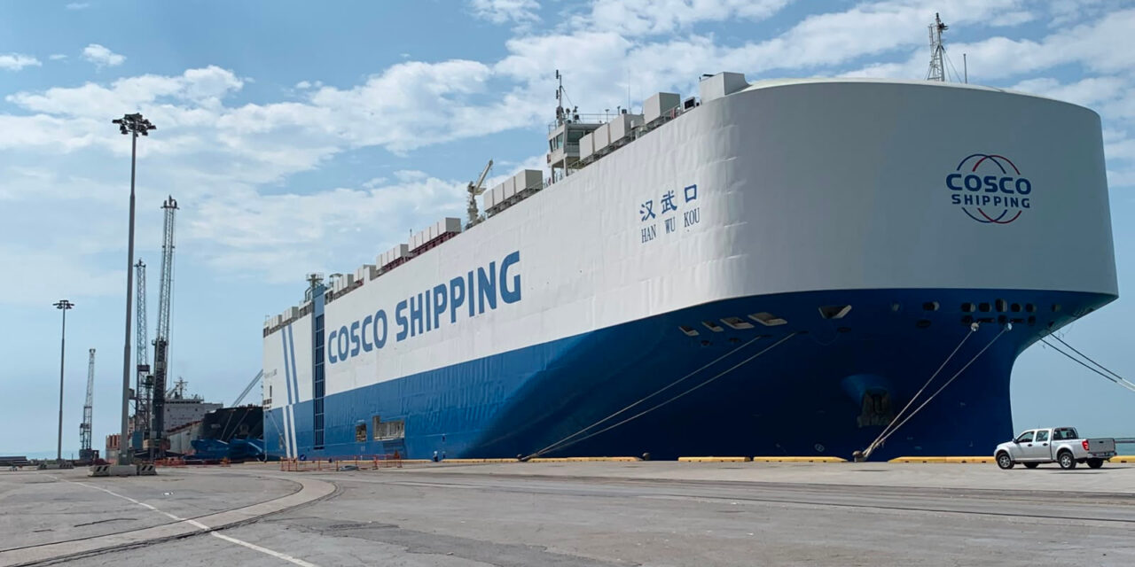 Prima car carrier Cosco a Monfalcone con auto BYD<h2 class='anw-subtitle'>La nave Han Wu Kou ha scaricato 3.300 vetture elettriche cinesi. Operazione spot, con l'ipotesi di un nuovo traffico</h2>